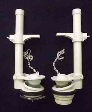 Klasický nebo starý splachovací WC - vypouštěcí ventil typu a