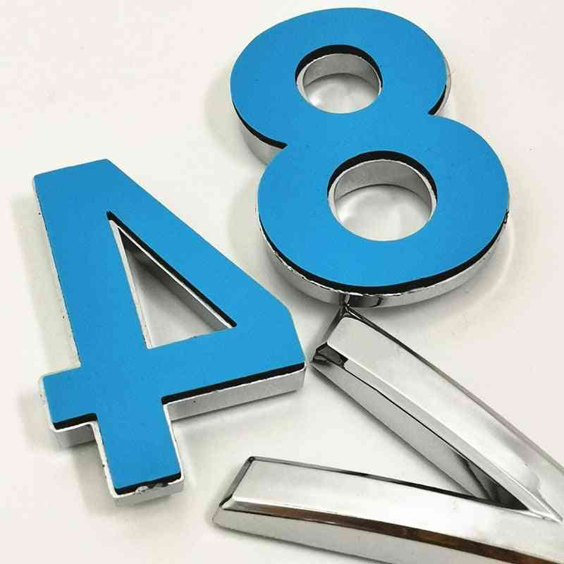 Modern Silver Plaque Number For House/hotel Address