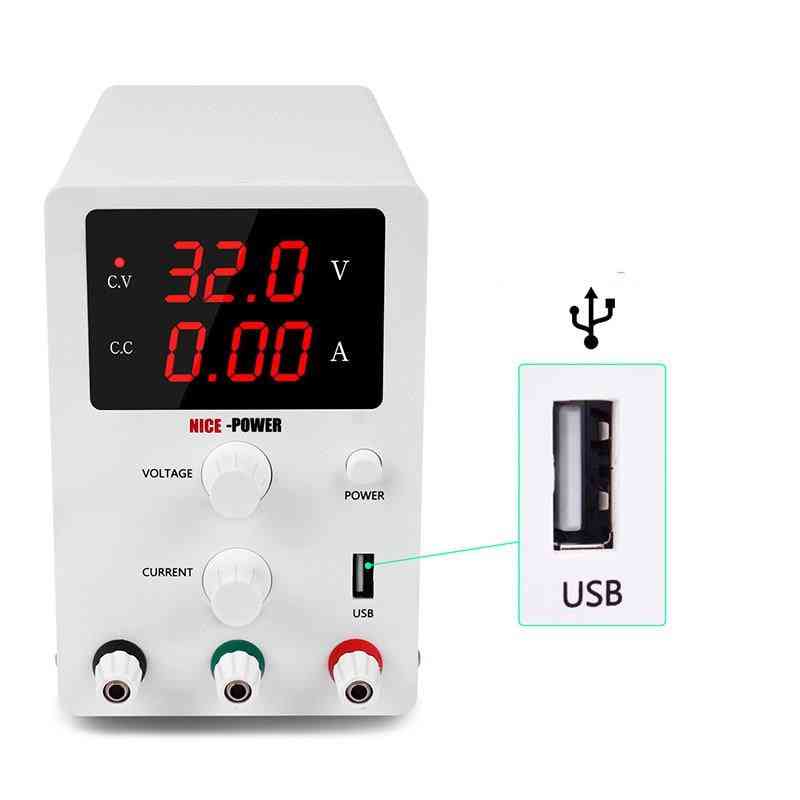 30v 10a fuente de alimentación de laboratorio pantalla digital conmutación ajustable regulador de voltaje de cc 220 v 110v recién llegados - 30v10a-3 dígitos