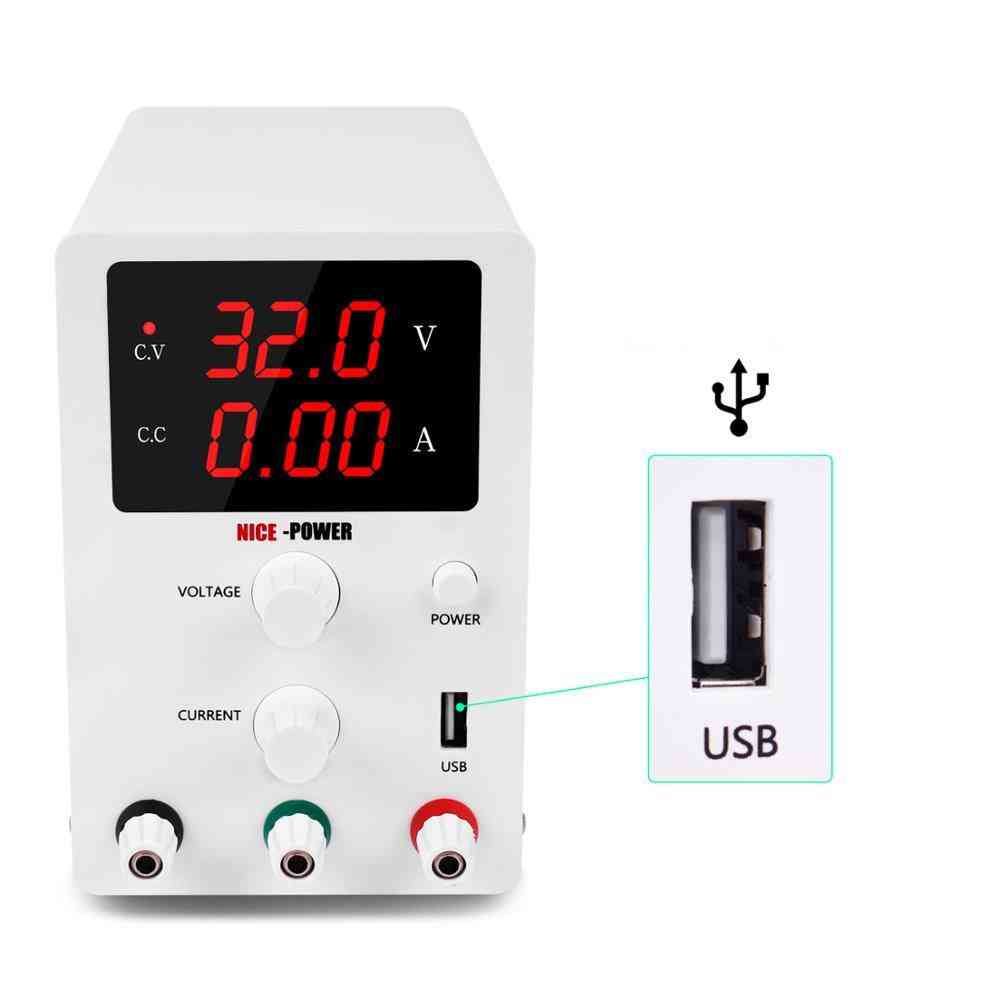 30v 10a fuente de alimentación de laboratorio pantalla digital conmutación ajustable regulador de voltaje de cc 220 v 110v recién llegados - 30v10a-3 dígitos