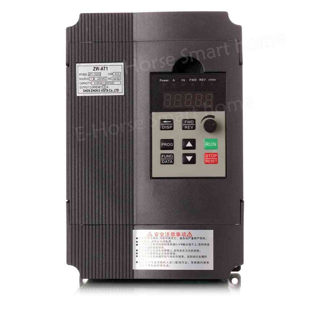 Vfd 2.2kw New Inverter Cnc Spindle Motor Speed Control 220v 1.5kw/2.2kw/4kw 220v Input-  Out  Frequency Inverter