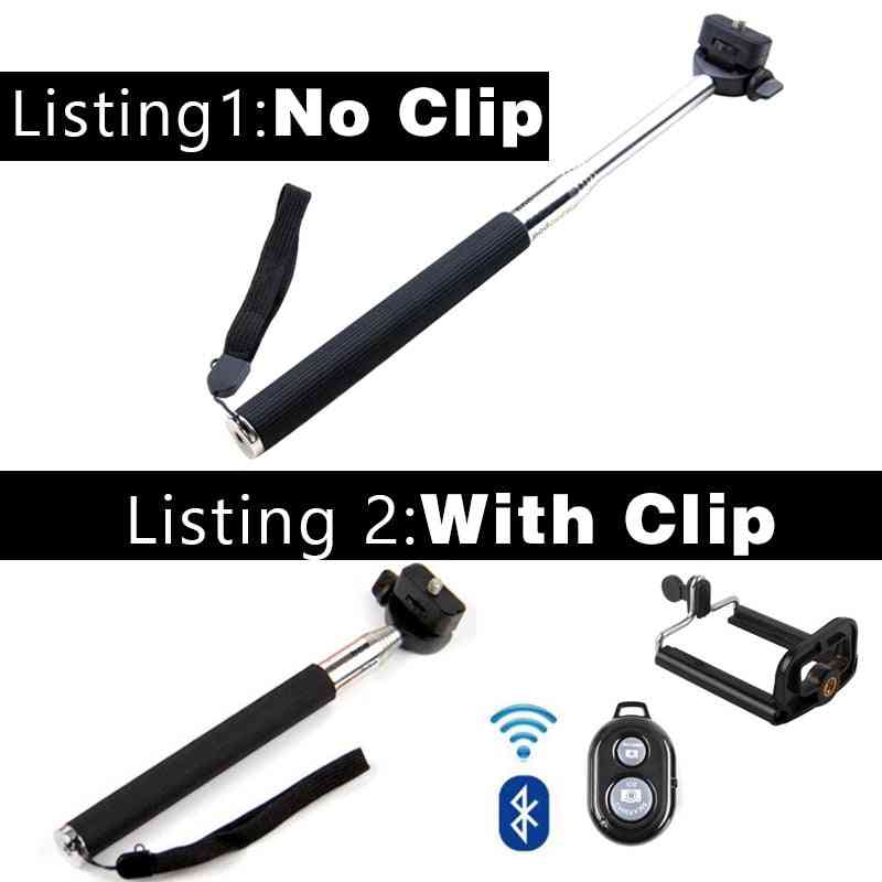 Bežični stativ za selfie stick s držačem za telefon s Bluetooth gumbom