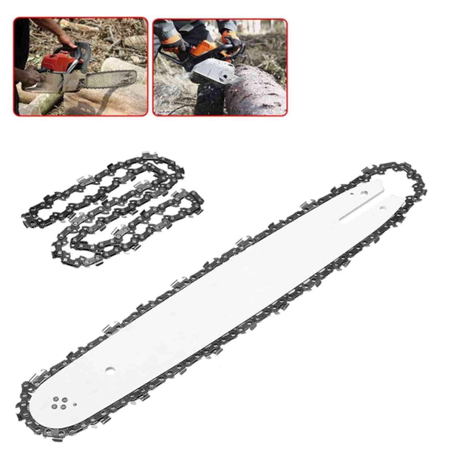 14 Inch Bar +3/8l 2pcs Chains For Chainsaw Sets