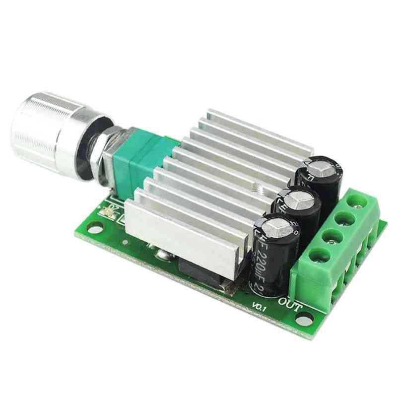 Regulátor otáček motoru 12V / 24V 10A PWM DC - nastavitelný spínač regulace otáček stmívače pro motory ventilátorů a LED světlo
