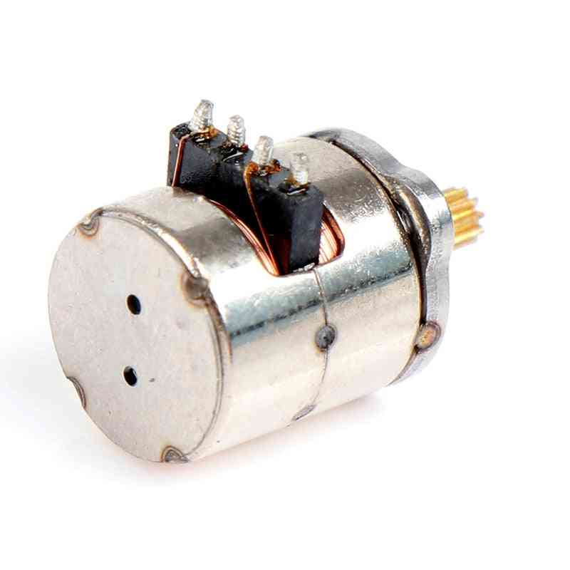 Miniatura de motor de passo de 4 fios de 2 fases com engrenagem pequeno pequeno micro motor de brinquedo diy -