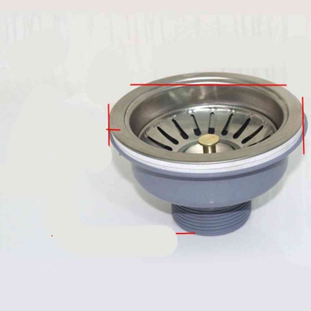 Stainless Steel Mesh Sink Strainer Disposer Plug Drain Stopper Filter