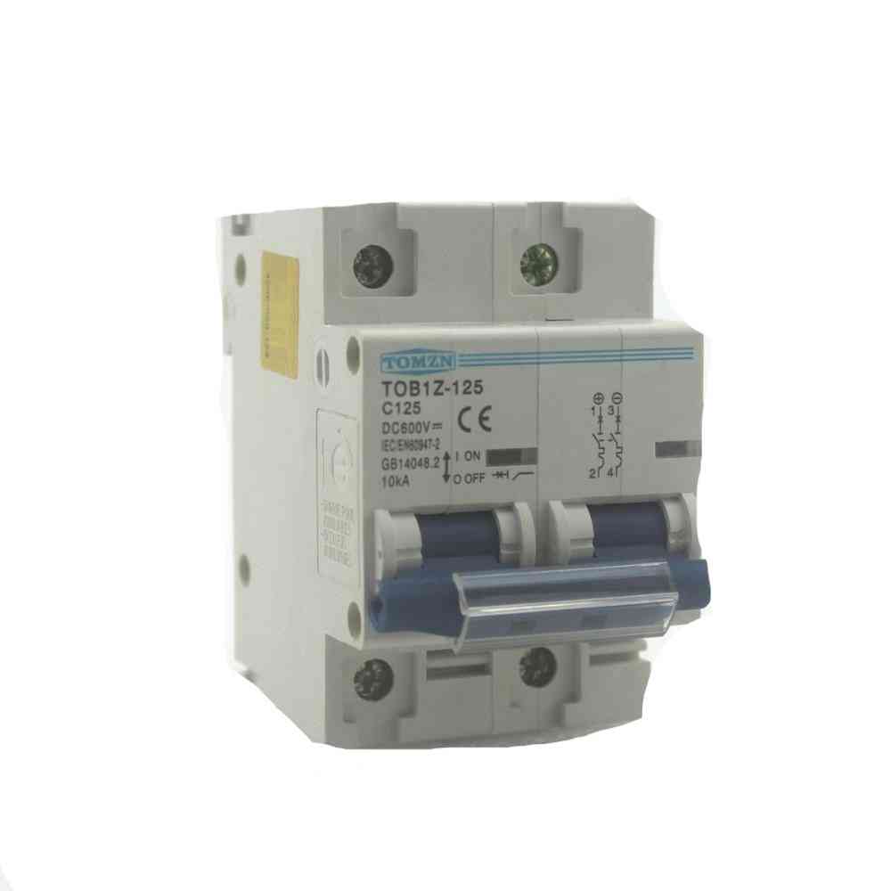 2p, 125a Dc 600v - Circuit Breaker For Pv System