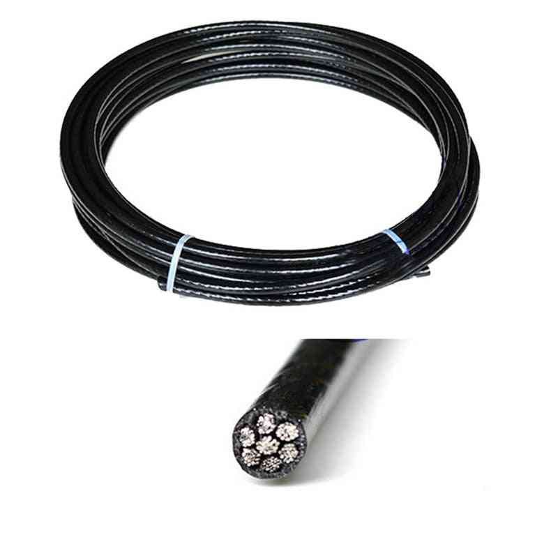 Cablu din oțel inoxidabil acoperit cu pvc din plastic