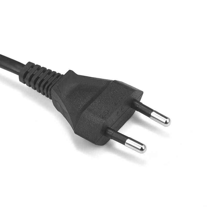 Eu Plug Power Cable- With 0.5m/1m/1.5m/2m