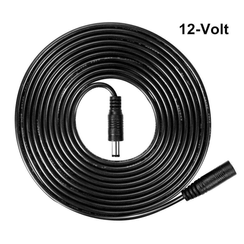 Dc 12v Power Extension Cable- 5.5*2.1mm Female Male Wire Cord Connection