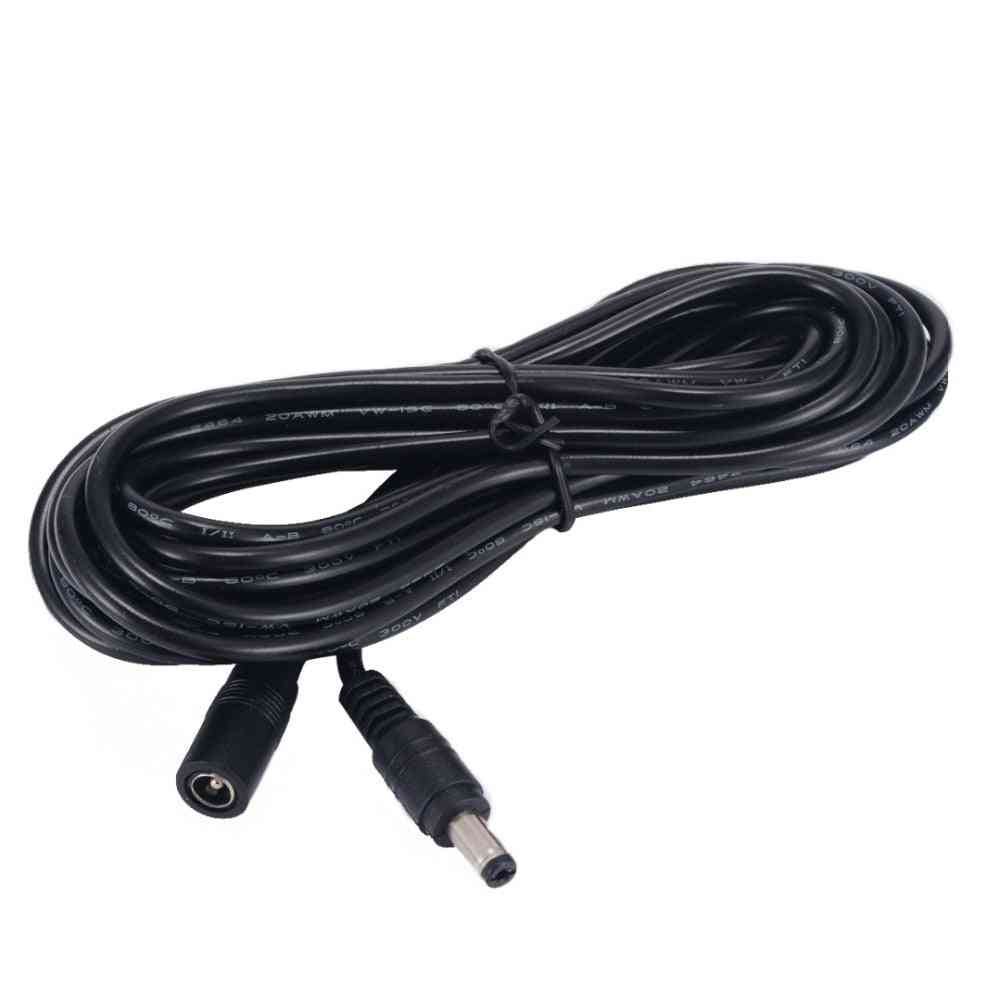 Dc 12v Power Extension Cable- 5.5*2.1mm Female Male Wire Cord Connection