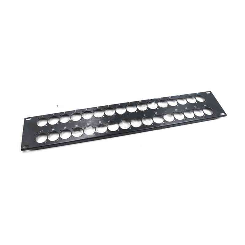 High Quality  2u Xlr 32 Way Patch Panel - Without Connectors