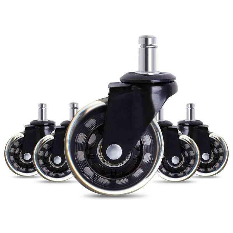 5pcs Office Chair Caster - Rollerblade Style Castor Wheel