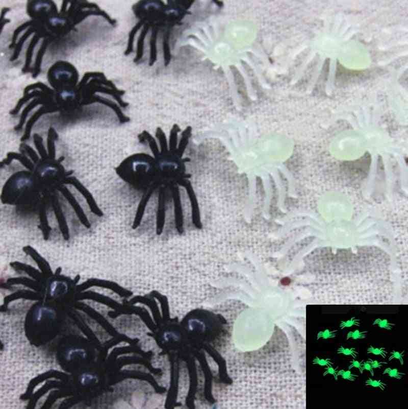 Mini păianjen de plastic glumă jucării glumitoare