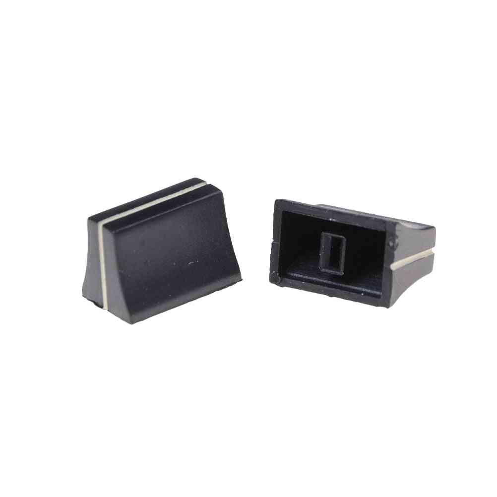 Plastic Control Knobs For Slide Potemtiometers, Fit 4mm Shaft.