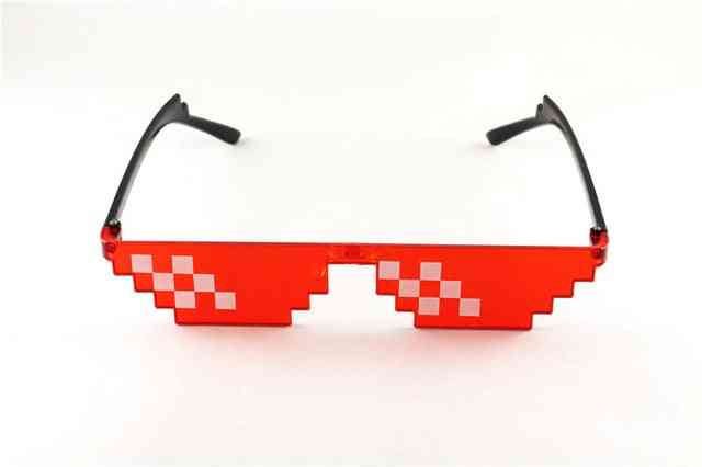 8-битов пиксел се занимава с него мозайка слънчеви очила трик играчка