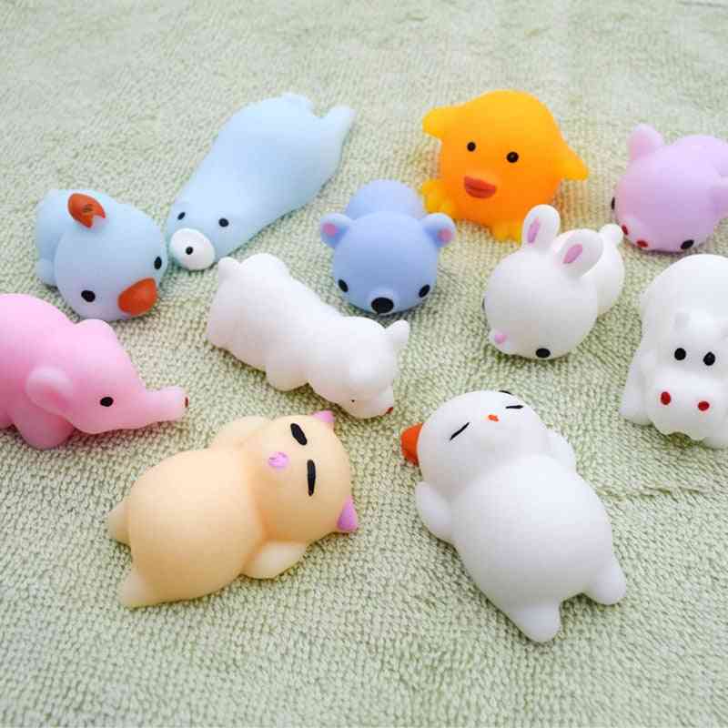 Mini Squishy Cute Animals, Anti-stress Ball & Soft Sticky Stress Relief Toy