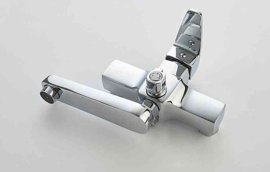 Classic Bathtub Faucet Bathing Shower Bathroom, Wall Mounted Bath Faucet Set -mixer Hot And Cold Water  (l3130)