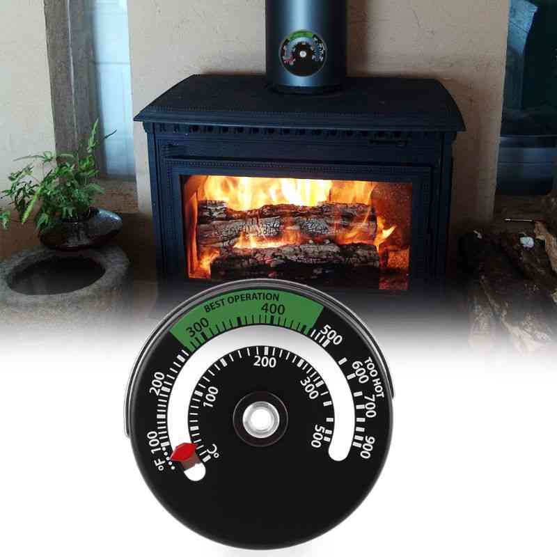 Magnetisk pejs komfur termometer-temperatur monitor
