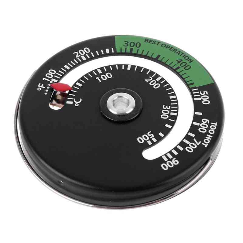 Magnetische haardkachel thermometer temperatuurmonitor efficiëntie verhogen en brandstofverbruik optimaliseren -