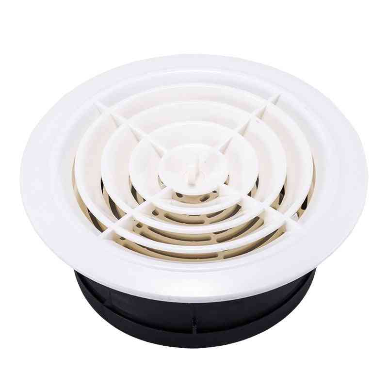 Adjustable Air Ventilation Cover, Round Ducting Ceiling Wall Hole