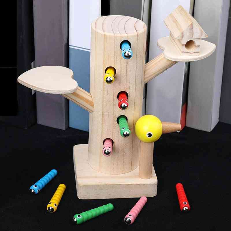 Large Size, Rainbow Building Blocks - Wooden Montessori Educational Toy For Kids