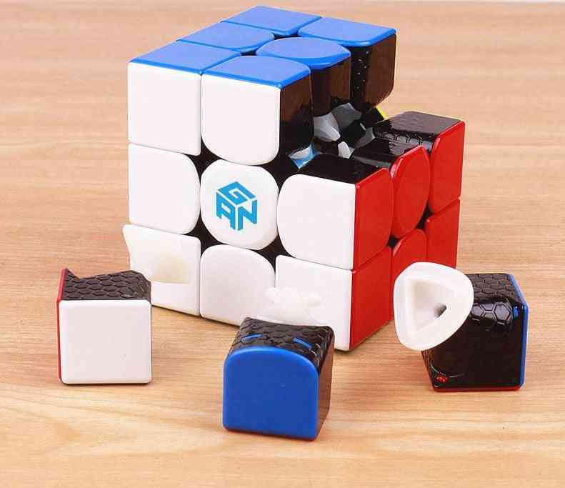 3x3x3 magische snelheidskubus stickerloos - professionele 356r-puzzel, educatief kubusspeelgoed voor kinderen -