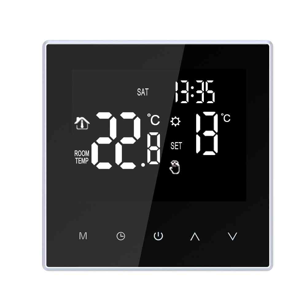 Wifi intelligens digitális termosztát-LCD érintőképernyő, hőmérséklet-szabályozó