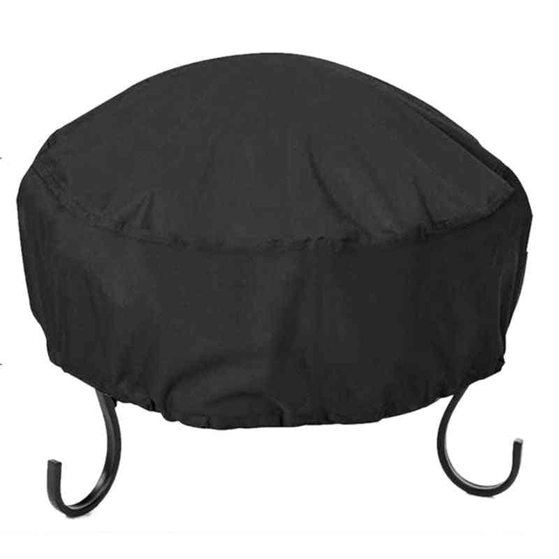 Waterproof, 210d Oxford Cloth, Fire Pit Cover And Storage Bag