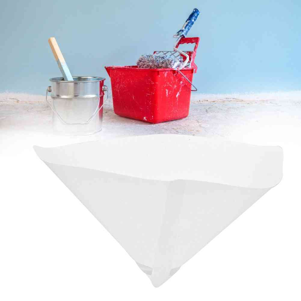 Mesh Paper Paint Strainer, Conical Fine Filter - Industrial Coating Cone Funnel