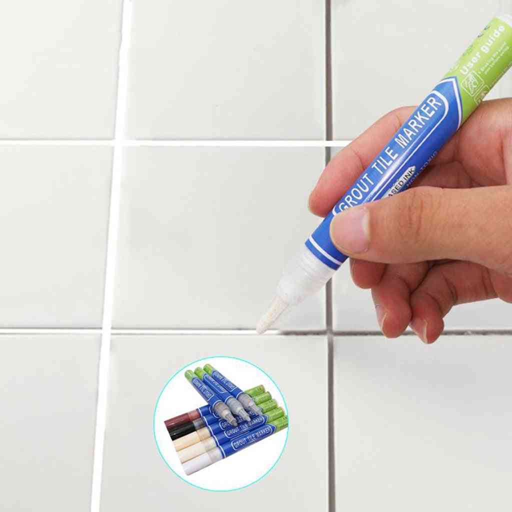 Tile Beauty Styling Pen, Bathroom Waterproof And Mildew Grout Marker