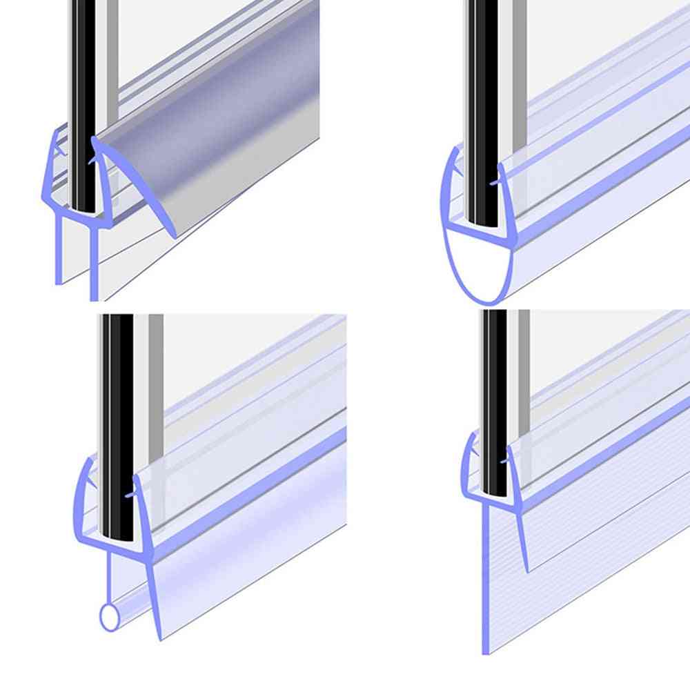 Bande de joint de porte d'écran de douche de bain de 50cm 4 à 12mm joint d'étanchéité coupe-froid de porte de fenêtre, luminaire en verre de fenêtre outils quotidiens - A-4-6mm A1