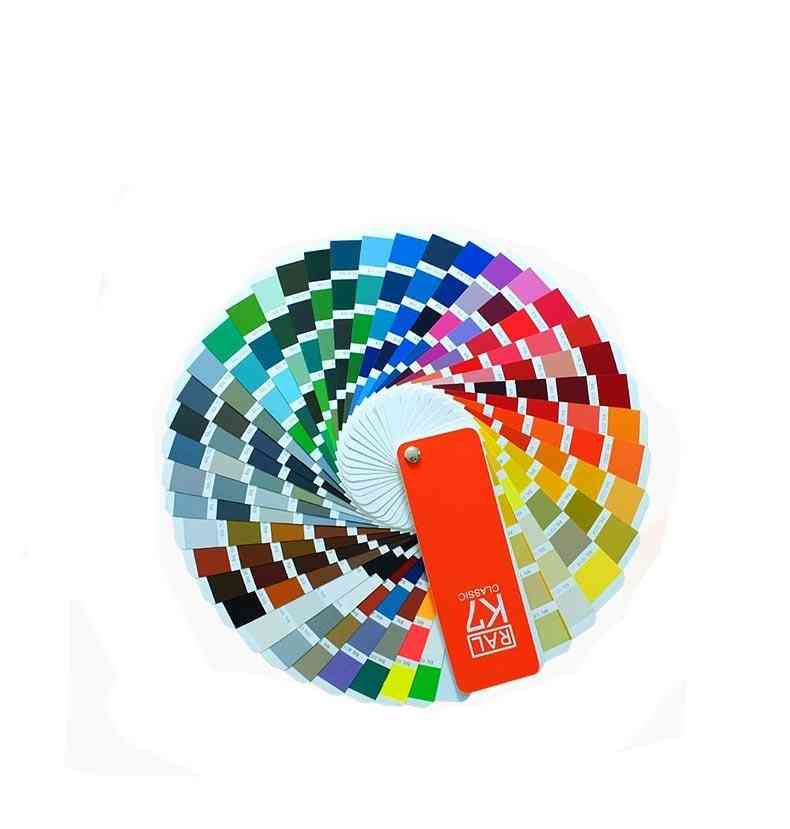 Cartão de cor padrão internacional raul - revestimentos de tinta