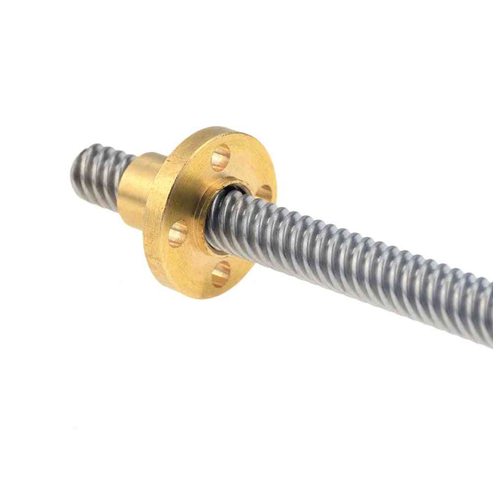 3d Printer, Thsl-200-8d Trapezoidal Lead Screw With Copper Nut