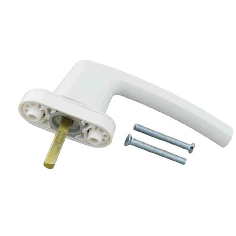 With Lock Pull Window Handle Accessories, Durable Opening Cabinet Ergonomic For Double Glazing Hardware Aluminum Alloy