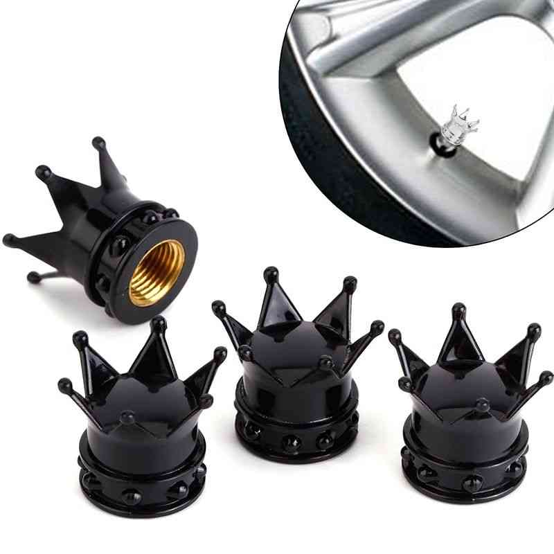 Crown Shaped Tire Air Valve Caps For Bicycle/motorcycle/car