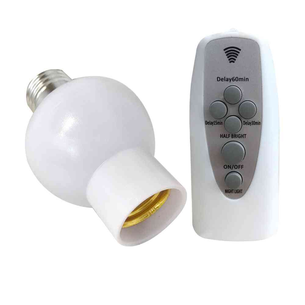 Wireless Remote Control Lamp Holder For E27 Bulb