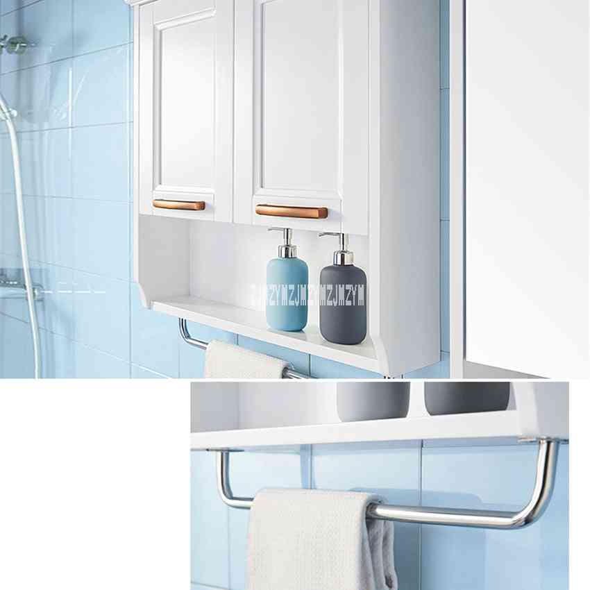 Miroir de toilette en bois, armoire murale - armoire murale combinaison lavabo en céramique -