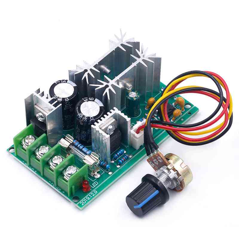 Dc 10-60v, Pwm Motor Speed Controller Drive Module With Switch