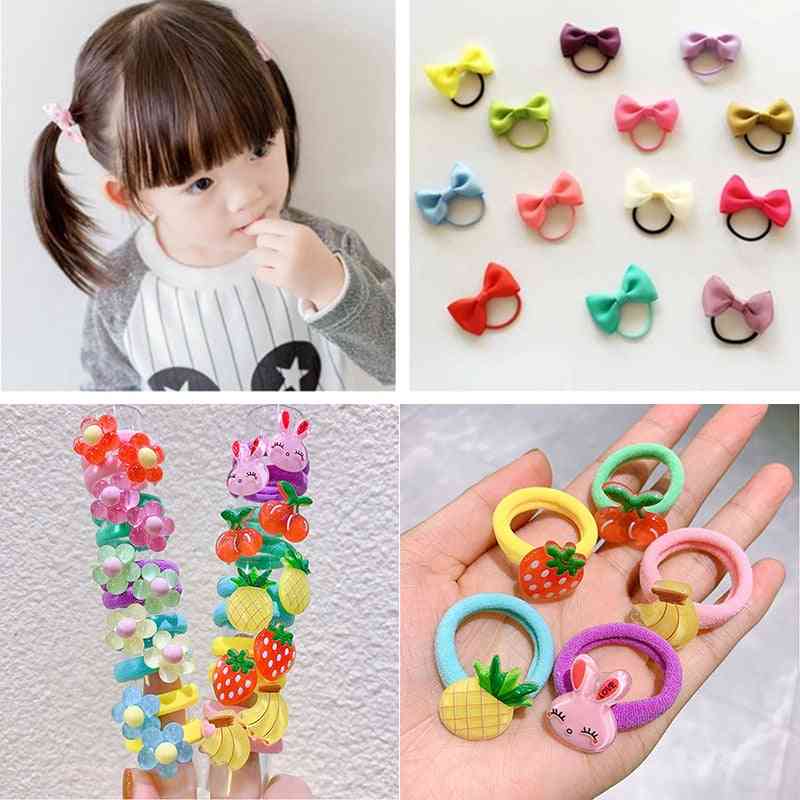 Colorful Unisex Girl Elastic Hair Bands