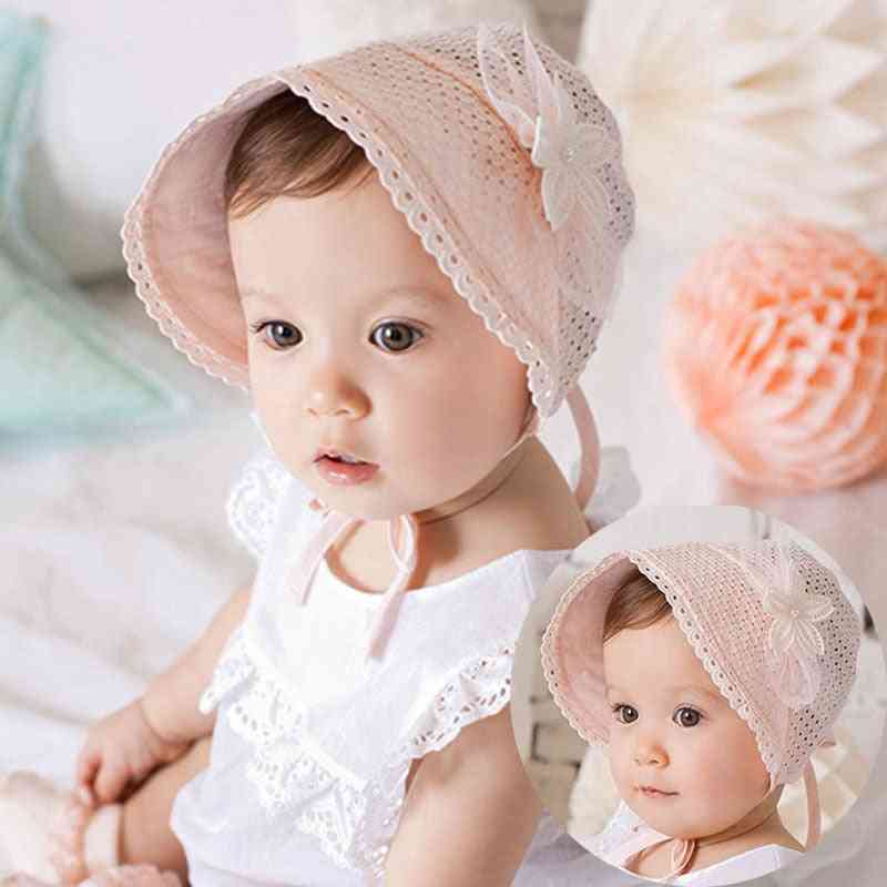 Spring Summer Cute Princess- Baby Lace Hat With Bow