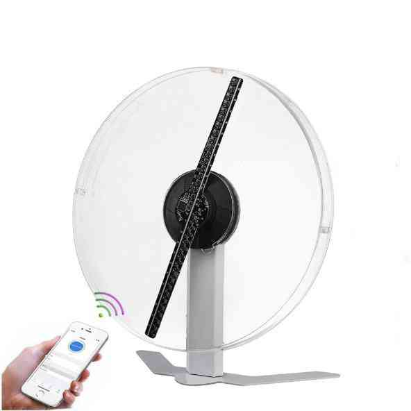 3d Holographic Fan Light With Acrylic Cover