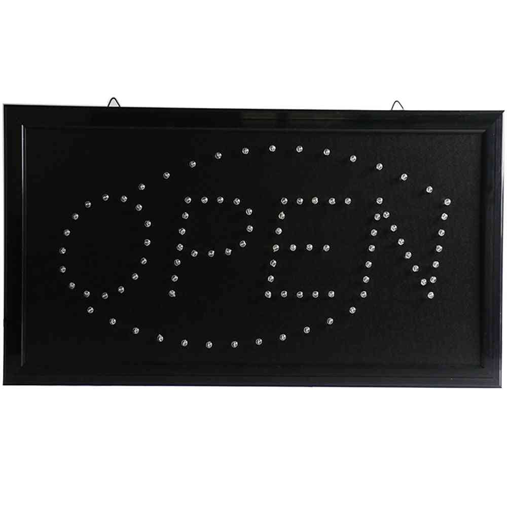 Super Brightly Led Open Store Business Shop Neon Signs Animated Motion Running With Switch Us/eu/au/uk Plug Indoor