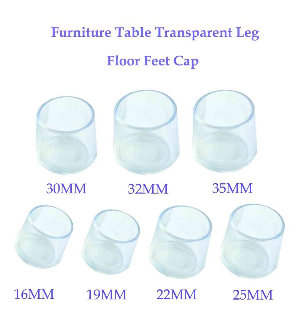 Cerc protector din silicon - picioare transparente pentru mobilier