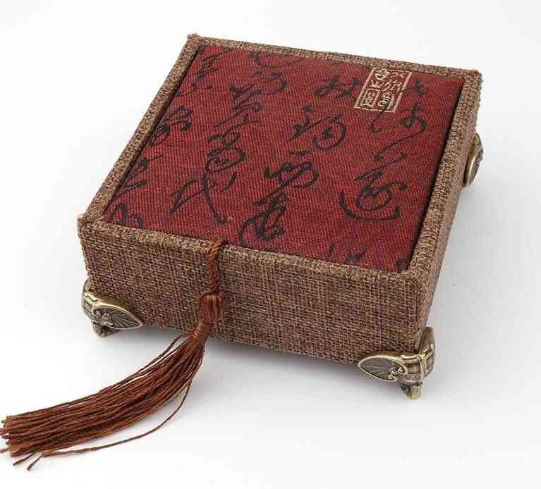 Antique Elephant Vintage, Bronze Jewelry Chest Box Wooden Case - Decorative Protection