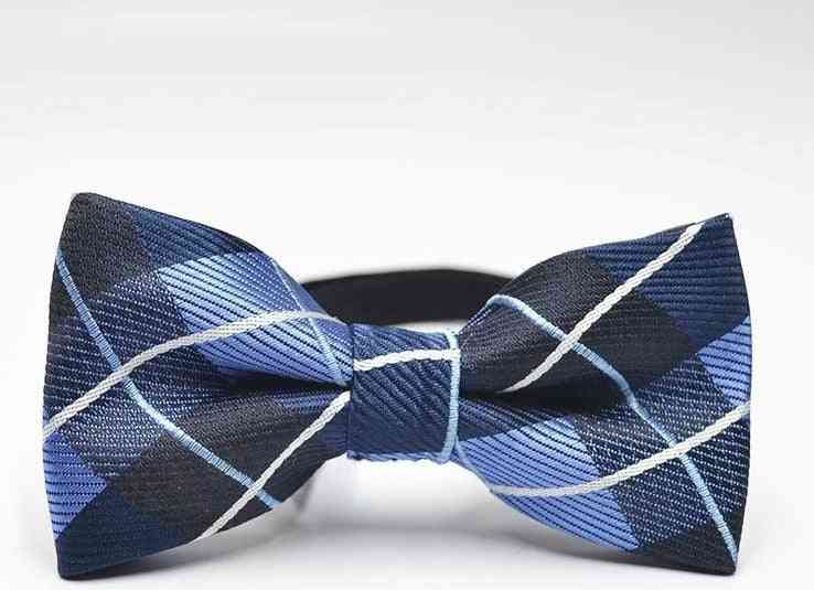 Boys Gentleman Adjustable Suit Shirt Neck Dot Bow Tie For Party