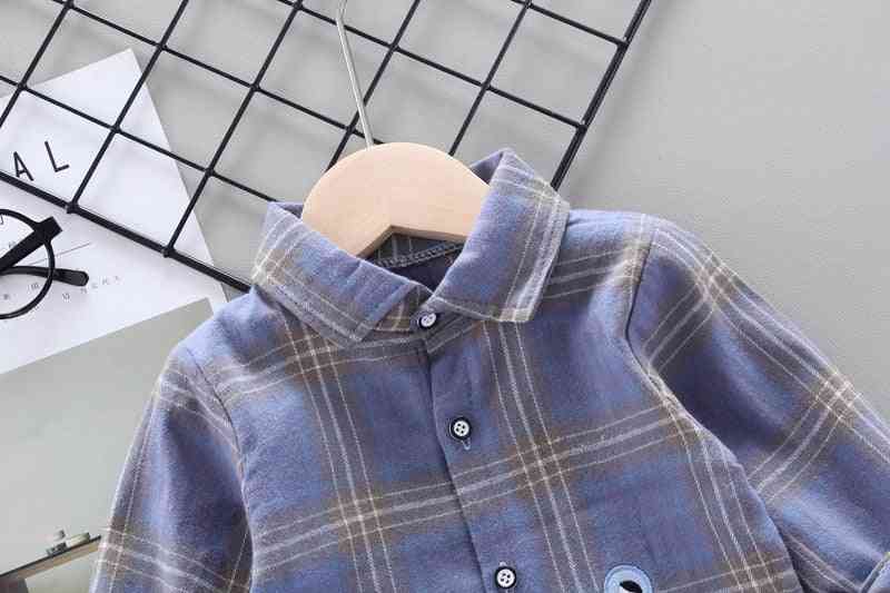 Spring Long Sleeve, Cotton Shirt For Babies