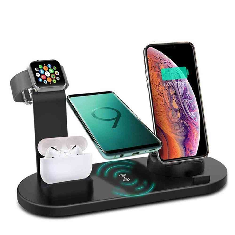 3 In 1 Wireless Dock Station With Micro Usb Port -type C Stand