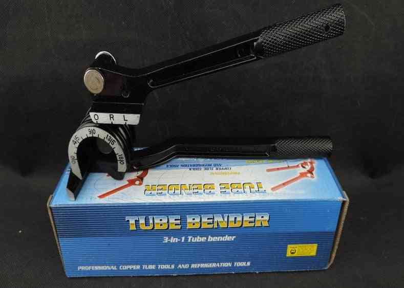 6 мм / 8 мм / 10 мм / 180 градуса 3-в-1 инструмент за ръчно огъване на медни тръби