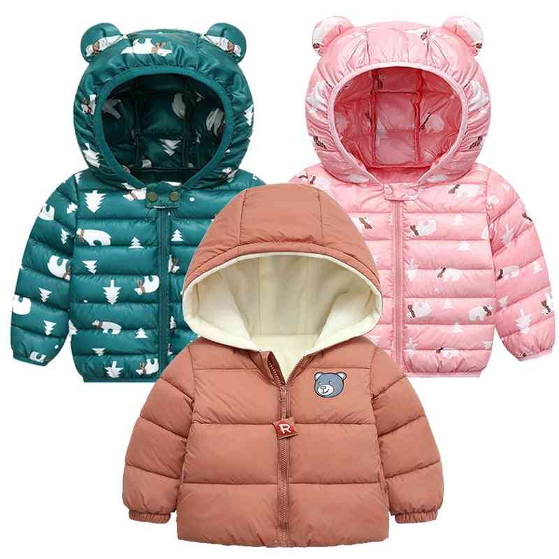 Automne, vestes d'hiver pour garçons, vêtements d'extérieur chauds pour newboen baby - rose-7711 / 9m